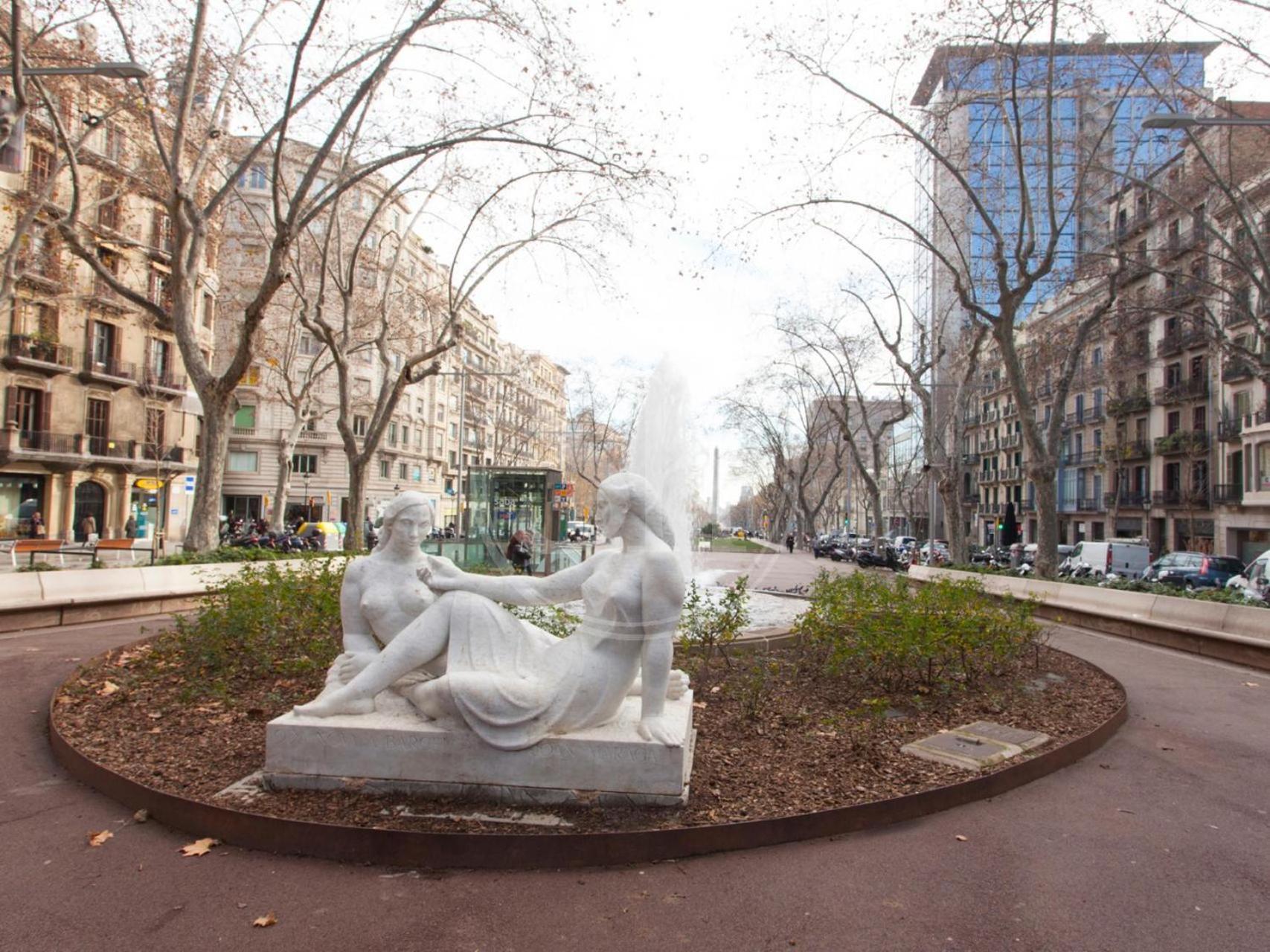 Bonito Apartamento En Gracia Barcelona Bagian luar foto